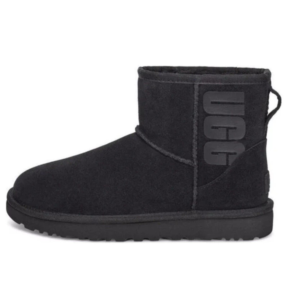 UGG Classic Mini Ugg Rubber Logo Boot